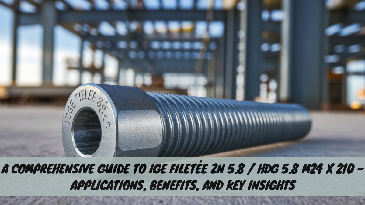 A Comprehensive Guide to IGE Filetée Zn 5.8 / HDG 5.8 M24 x 210 – Applications, Benefits, and Key Insights