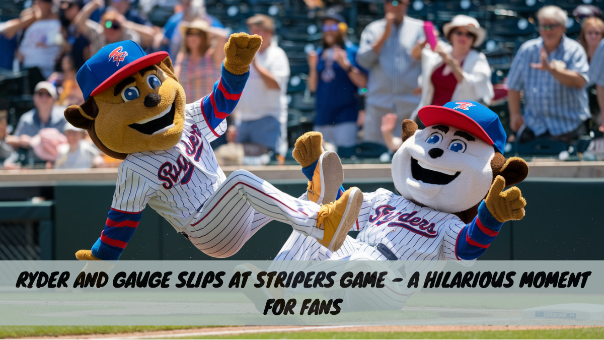 Ryder and Gauge Slips at Stripers Game – A Hilarious Moment for Fans